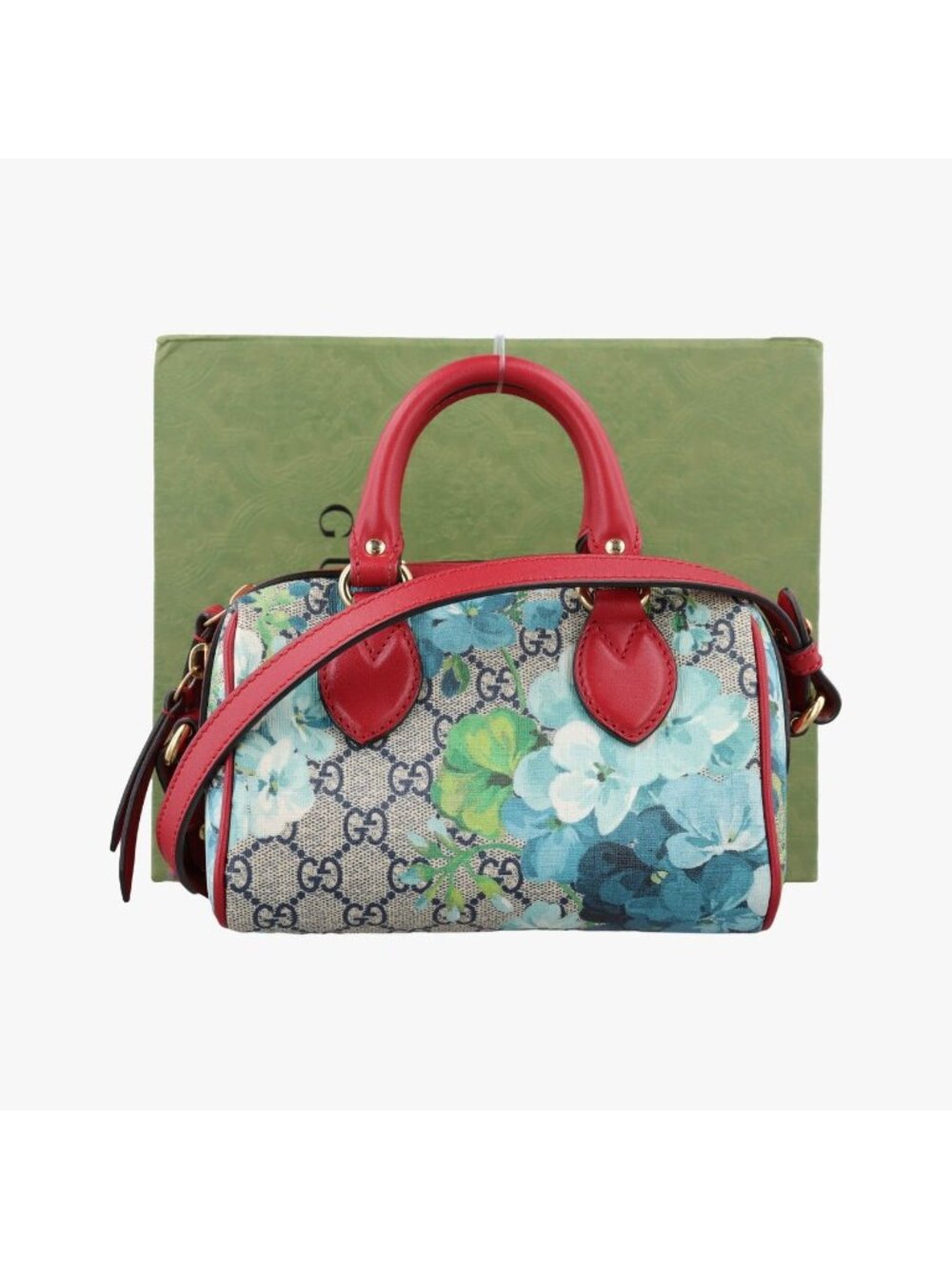 Gucci GG Blooms Beige Multicolor Leather